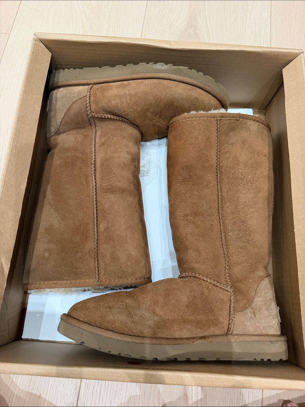 Ugg Classic Suede Tall Winter Boots - Chestnut